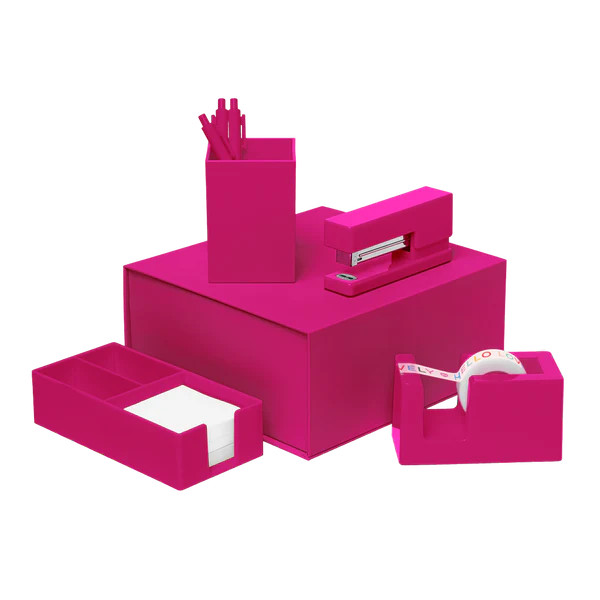 Pink Desk Set | Talking Out of Turn