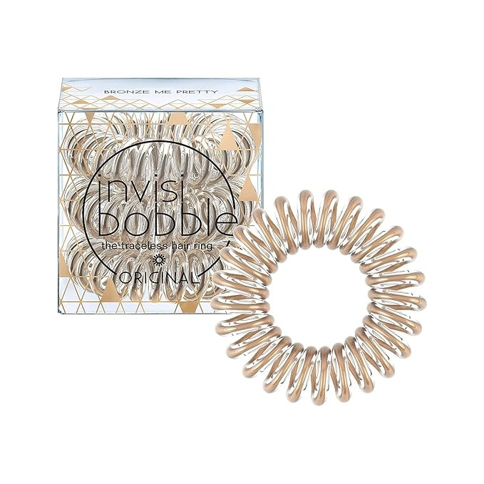 invisibobble Original Time to Shine Edition Bronze Me Pretty Traceless Hair Ring | Amazon (US)