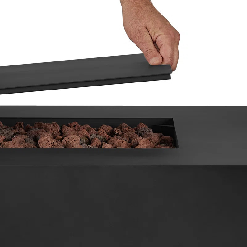 Aegean Propane or Natural Gas Outdoor Fire Pit Table | Wayfair North America