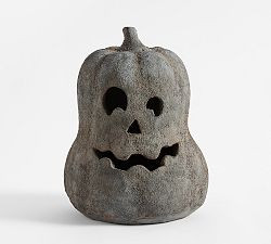 Handmade Terracotta Jack O' Lantern | Pottery Barn (US)