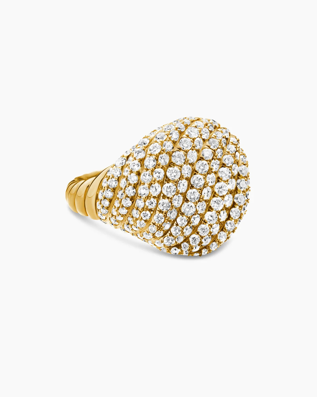 Sculpted Cable Pinky Ring | David Yurman