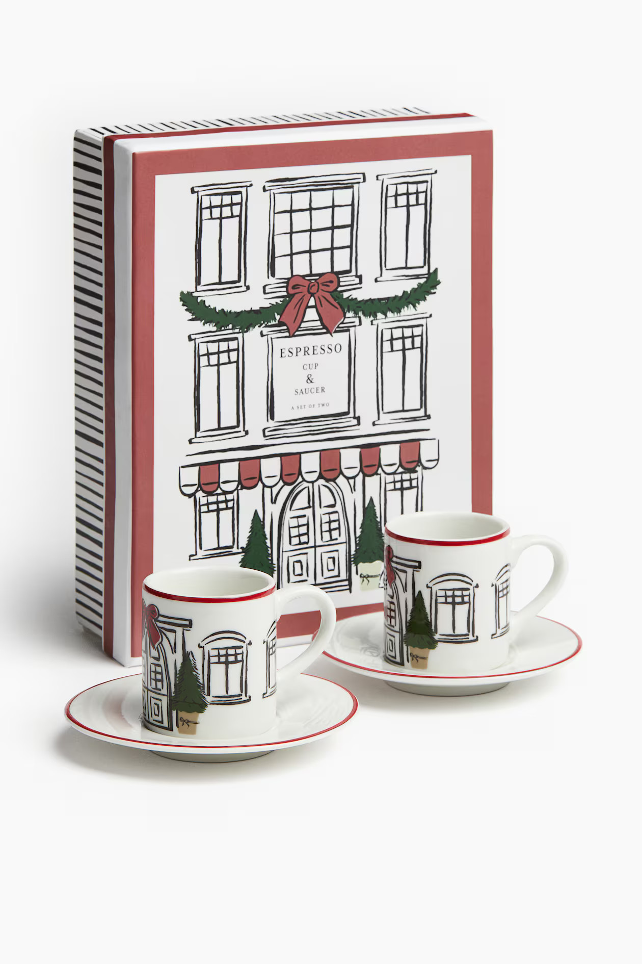 Gift-boxed 2-pack espresso cups & saucers | H&M (UK, MY, IN, SG, PH, TW, HK)