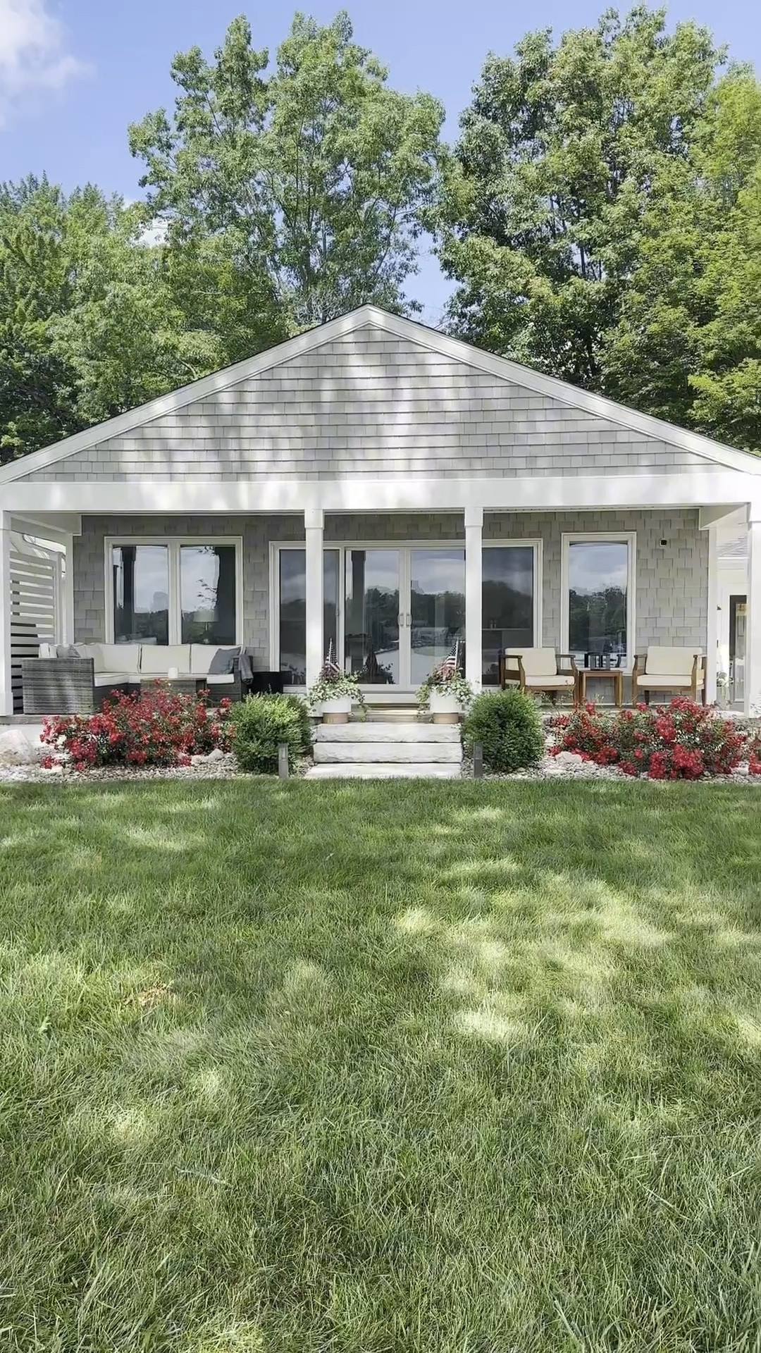 Our lake house got a major glow up! 

Linking what I can and here are some sources for you! 
Shake: Beach House Shake by Tando
Pillars: Versawraps - Versatex Building Supplies 
Flowers: carpet roses, bobo hydrangea & boxwoods 

#LTKHome #LTKSeasonal