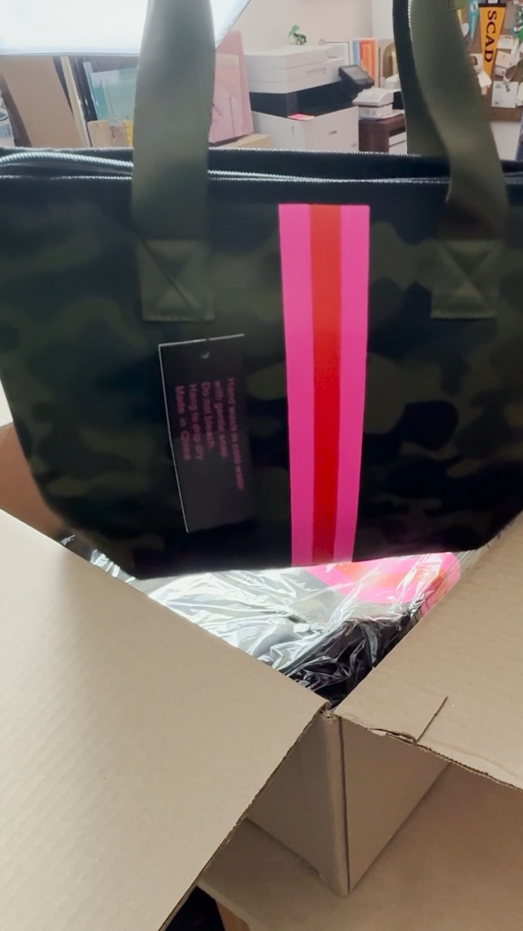 I splurged and picked out 3 adorable totes. One for my everyday bag, one for carrying my iPad, notebooks, etc when working away from my studio, and the third is for all the stuff I take to my son’s baseball games + tournaments. I love the straps, color combos, neoprene material, and internal pockets. They hold all my stuff! I wear the larger totes with the sides unsnapped for a more casual look. slouchy tote - haute shore - big tote - rope handles - cross body tote - camo tote - camo purse - cute oversized tote bag

#LTKOver40 #LTKStyleTip #LTKFindsUnder100