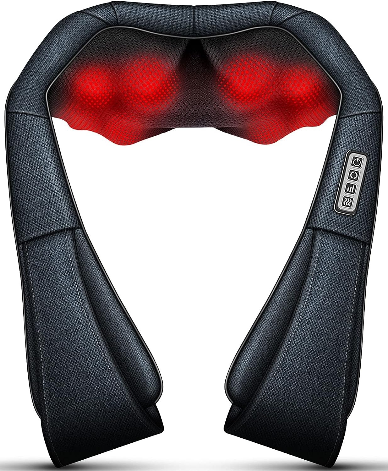 Mo Cuishle Shiatsu Neck and Back Massager with Heat – Deep Kneading for Shoulder and Neck – I... | Amazon (US)