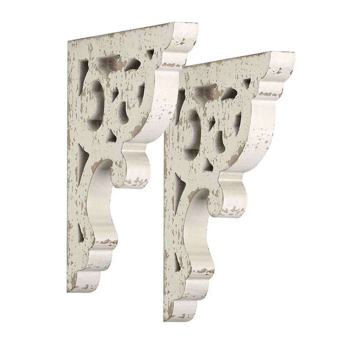 Distressed Wood Wall Corbel 2-piece Set | Kohl's