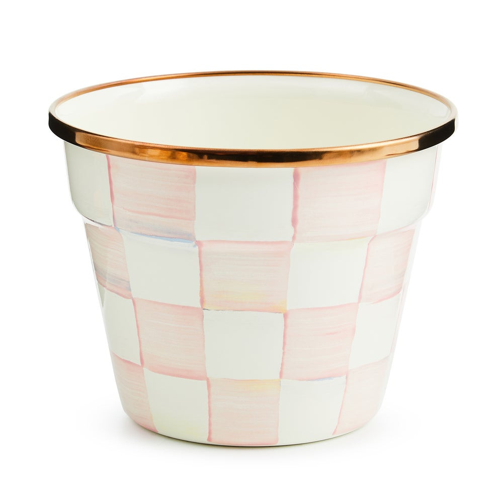Rosy Check Small Garden Pot | MacKenzie-Childs