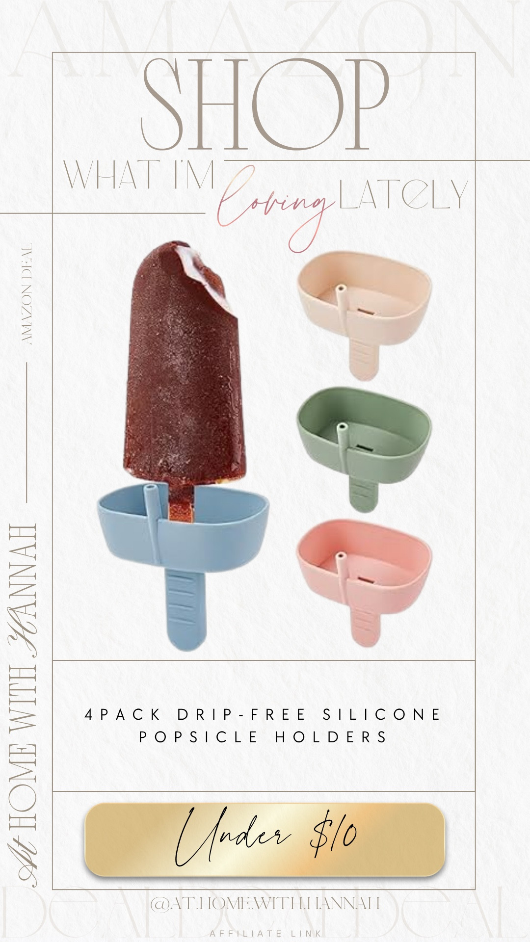 Amazon Summer Finds • Popsicle Holders • Kids Summer Deal

These drip-free silicone popsicle holders are under $10 and such a smart little summer find for kids, pool days, backyard snacks, and keeping sticky hands a tiny bit more under control.

If you’re shopping for popsicle holders, drip free popsicle holders, silicone popsicle holders, kids summer finds, mom hacks, summer snack ideas, pool day finds, Amazon summer deals, and Prime Day kids finds, these are such an easy little add.

Cute, useful, and one of those small things that makes summer with kids feel just a little easier.

Everything is linked here 🤍

#AmazonFinds #KidsFinds #SummerFinds #MomHacks #AmazonSummer #LTKFamily

#LTKmomlife #LTKKids