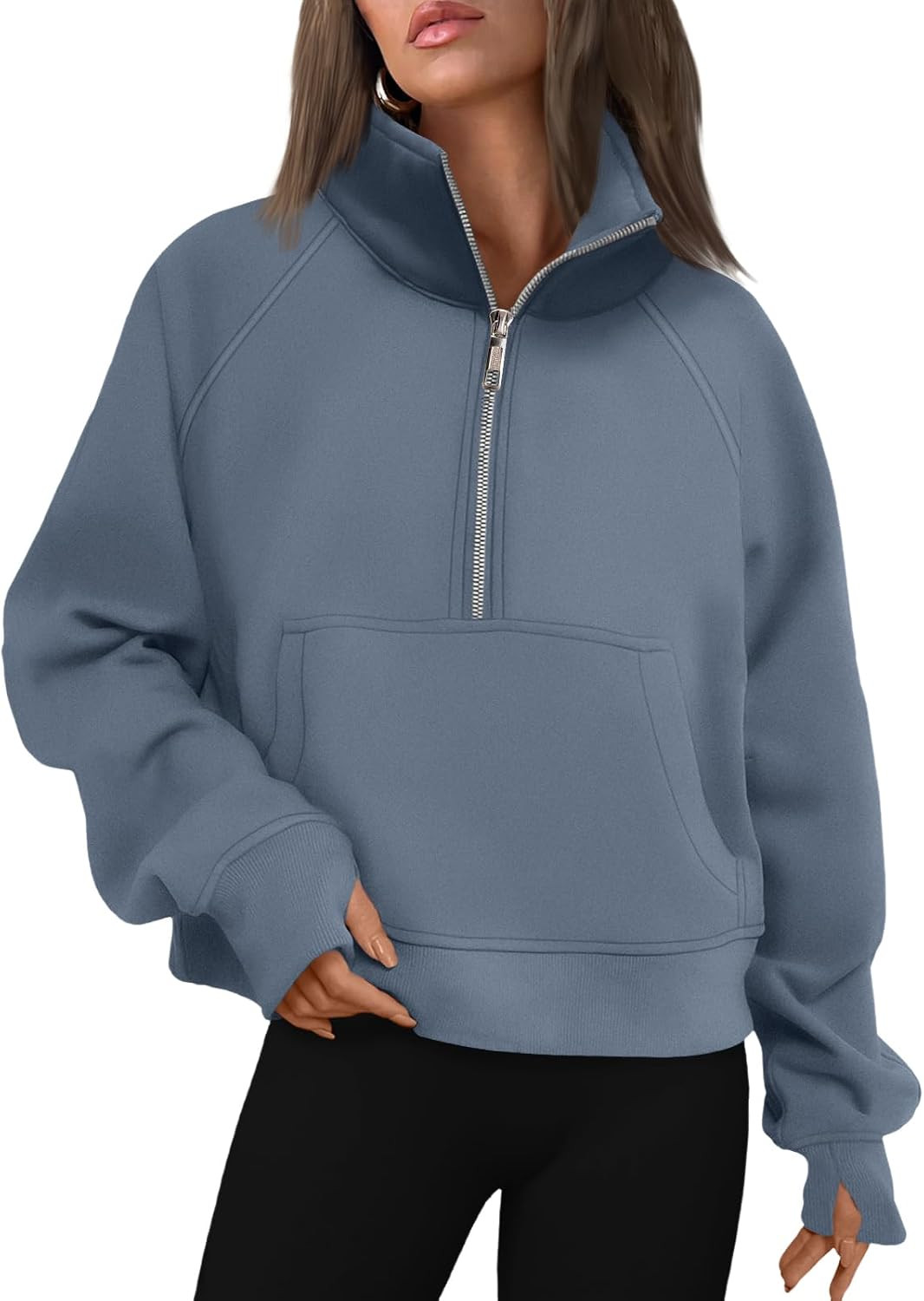 AUTOMET Womens Sweatshirts Half Zip Fleece Pullover Fall Outfits | Amazon (US)