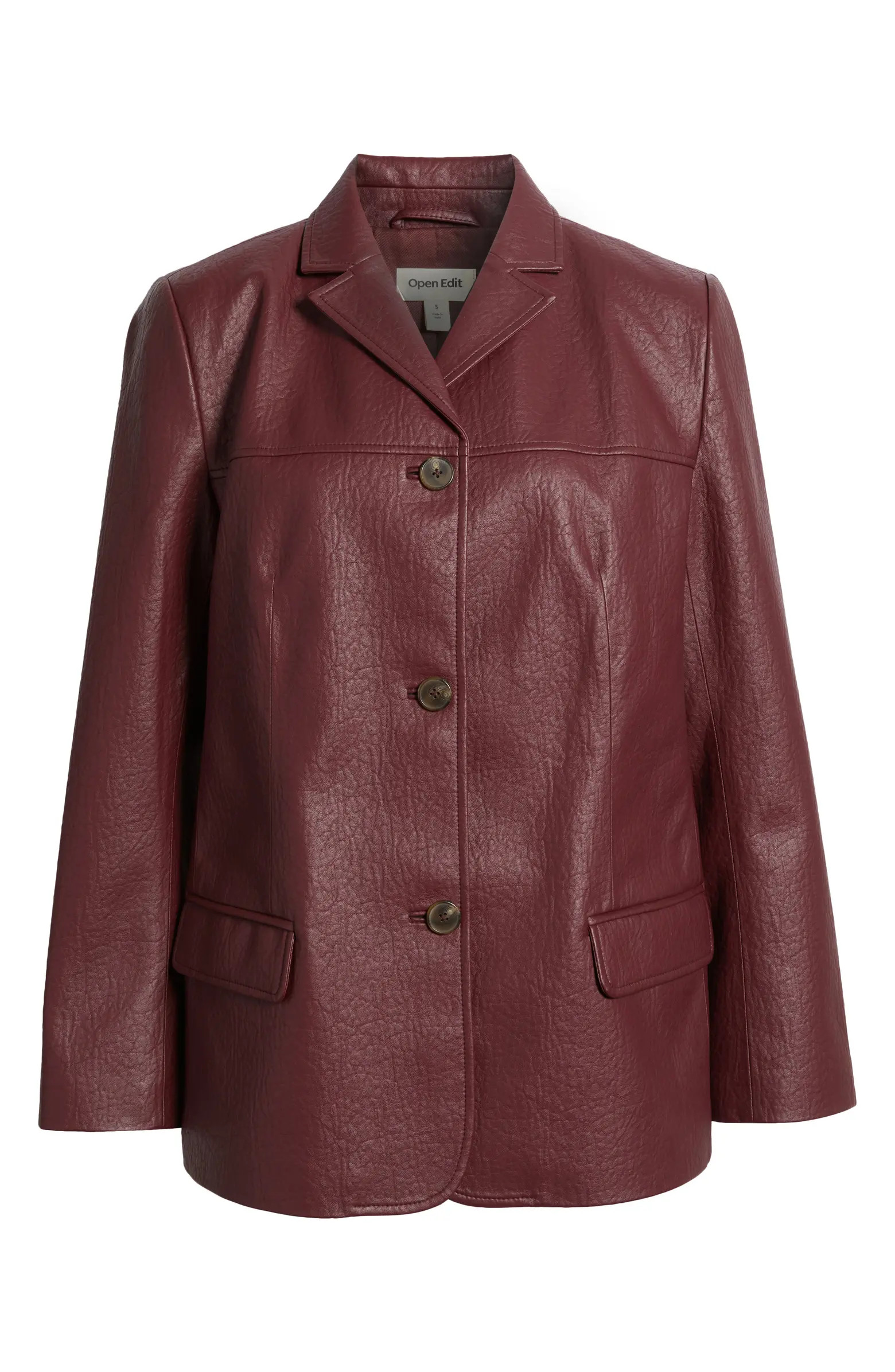 Pebble Faux Leather Jacket | Nordstrom