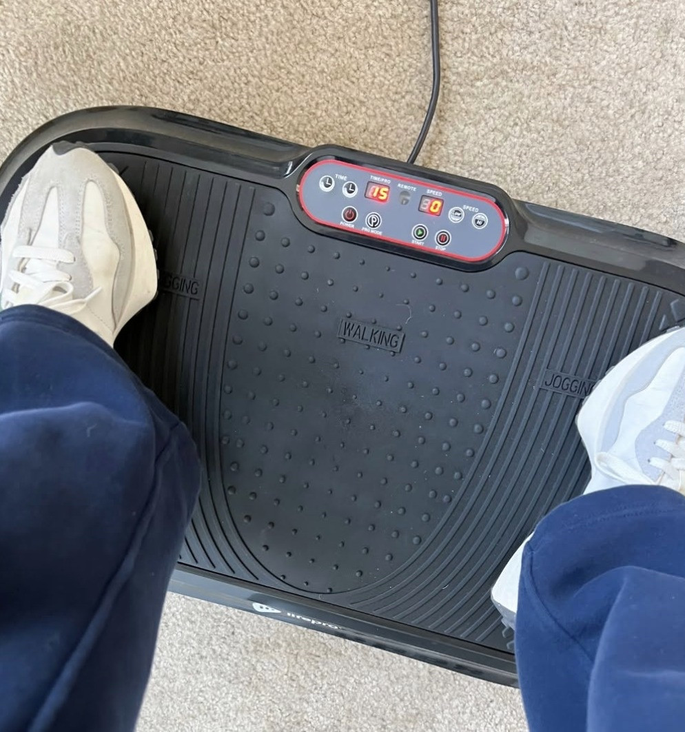 I'm making a resolution to use my vibration plate more regularly. It helps so much with lymphatic drainage as well as muscle repair and recovery. Overall I just FEEL better when I use this!

Adjustable dumbbells
Resistance bands set
Kettlebells for strength training
Yoga mat with grip
Pilates reformer accessories
Ankle and wrist weights
Foam roller for recovery
Jump rope cardio tool
Medicine balls
Compact home gym system

#LTKActive #LTKSeasonal #LTKSaleAlert