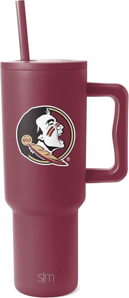 Simple Modern Officially Licensed Collegiate Florida State Seminoles 40oz Tumbler with Handle and... | Amazon (US)