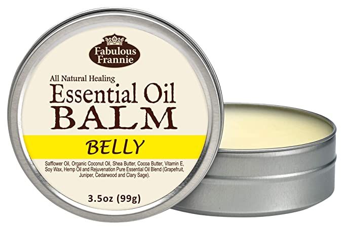 Fabulous Frannie Belly All Natural Essential Oil Healing Balm made with Organic Coconut Oil, Shea... | Amazon (US)