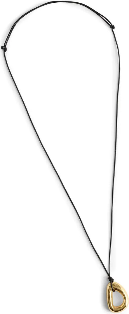 Sculptural Pendant Cord Necklace | Nordstrom
