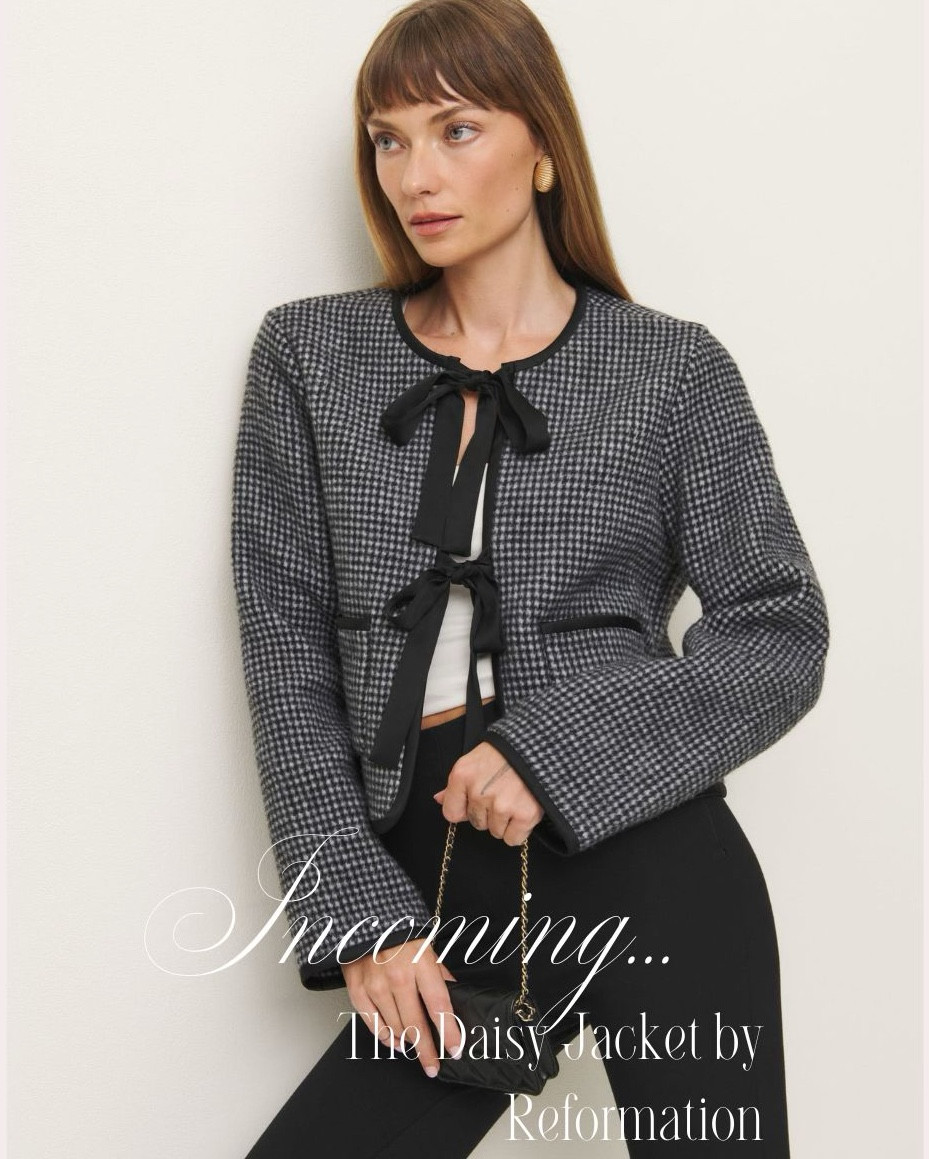 The most perfect new arrival in at Reformation: The Daisy Jacket!
