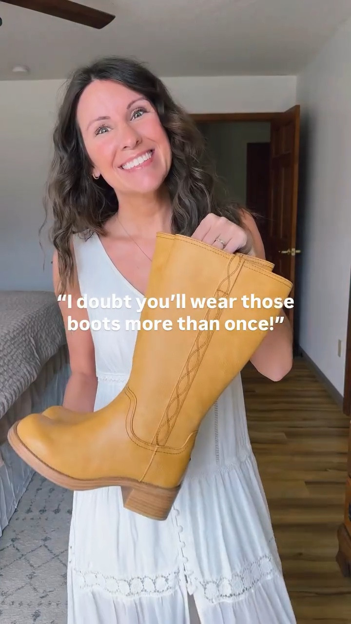 

I can only link 30 items per post— scroll through my LTK for links to EVERYTHING for each of these outfits🫶🏽

I saw these boots when I was shopping at Walmart and thought they were so cute but left them behind👢
For weeks, I kept thinking about them and how cute they would be for spring, summer and fall, so I went back and purchased them. I am SO excited about wearing and styling them🙌🏽

Here are 10 ways I came up with to wear them for spring. They’re surprisingly really comfortable– and that’s coming from someone who can’t really wear cheap and uncomfortable shoes. They have a foam insole and the small heel makes them comfortable for me🙌🏽

#campusboots #fryeboots #tallbootsoutfit #springstyle2026 #bohospringstyle #walmartcampusboots 

#LTKgrwm #LTKootd #LTKPetite