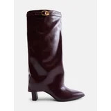 Madden NYC Women's Fold Over Faux Leather Buckle Boots | Walmart (US)