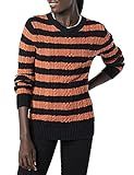 Amazon.com: Amazon Essentials Women's Fisherman Cable Long-Sleeve Crewneck Sweater (Available in ... | Amazon (US)
