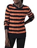 Amazon.com: Amazon Essentials Women's Fisherman Cable Long-Sleeve Crewneck Sweater (Available in ... | Amazon (US)