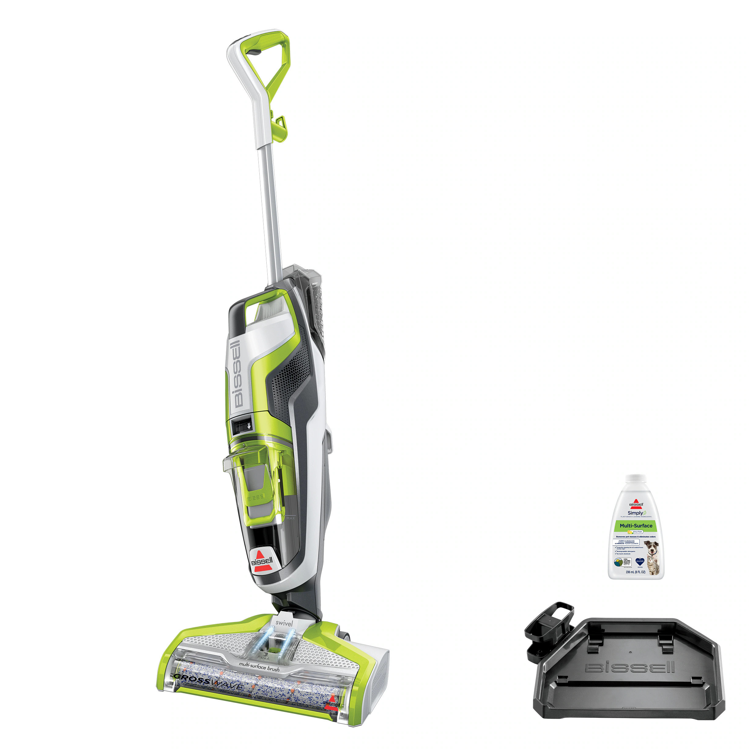 BISSELL CrossWave Corded Wet/Dry Stick Vacuum Rubber in White | 17852 | Lowe's