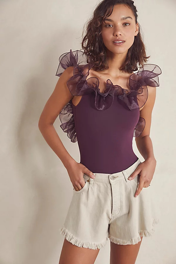 Haute Wired Bodysuit by Intimately at Free People, Eggplant, M | Free People (Global - UK&FR Excluded)