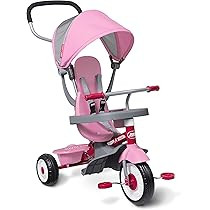 Radio Flyer 4-in-1 Stroll 'N Trike Pink, 19.88" x 35.04" x 40.75" | Amazon (US)