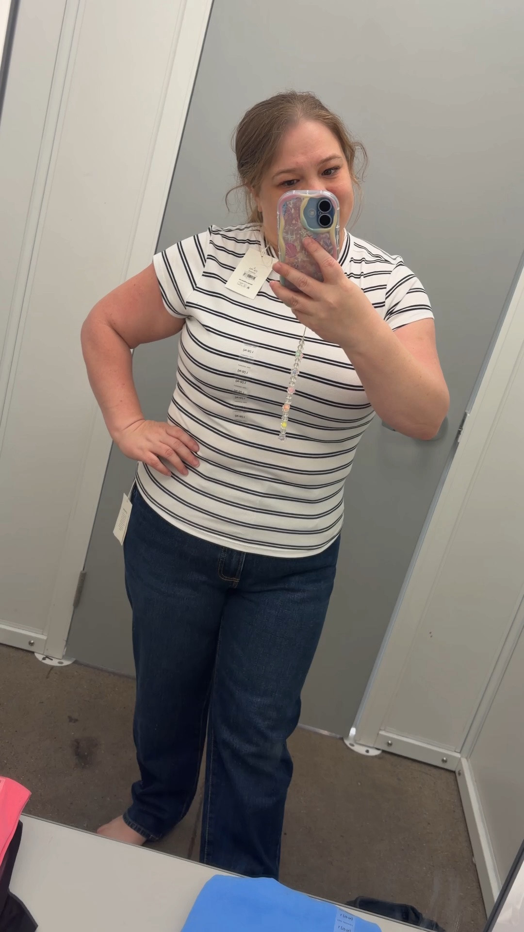 $6 tops at Walmart?! 🤍 You know I had to try them on! I also found a chic blazer, a pretty lace button-up, and petite-approved jeans that are definitely worth checking out. Affordable finds that don’t look cheap! 🛒✨

#LTKPetite #LTKMidsize #LTKSaleAlert