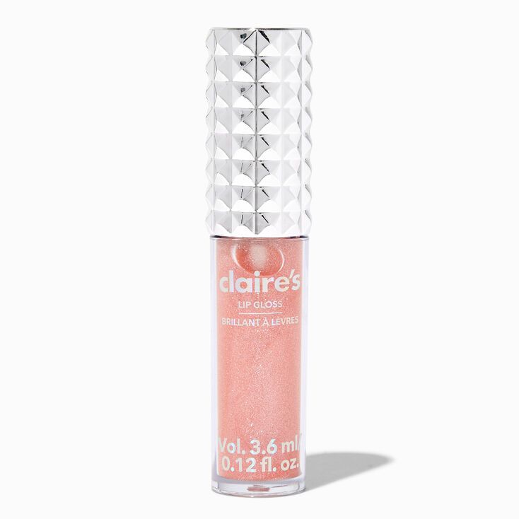 Studded Lip Gloss Wand - Rose Gold | Claire's (US)