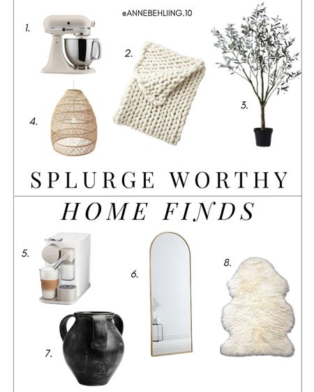 Splurge worthy home decor finds, home favorites that are worst the price! 

#LTKhome