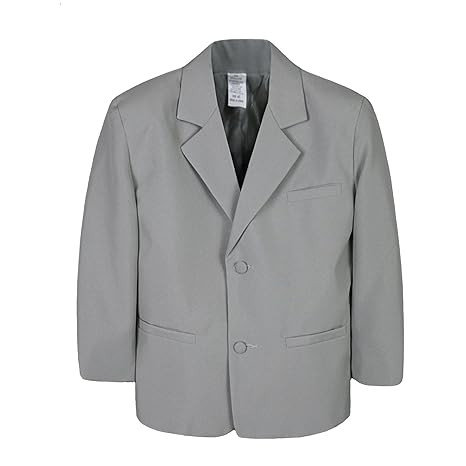 Little Baby Toddler Kids Boys Gray Notch Lapel Blazers Suits Jacket Size S-7 (3T) | Amazon (US)