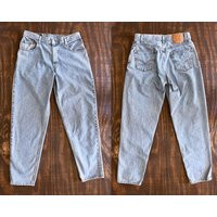 Y2K Vintage Levi's 560 Jeans, Loose Fit, Tapered Leg, Red Tab Levi's, Zipper Fly, High Waist, W34 L3 | Etsy (US)