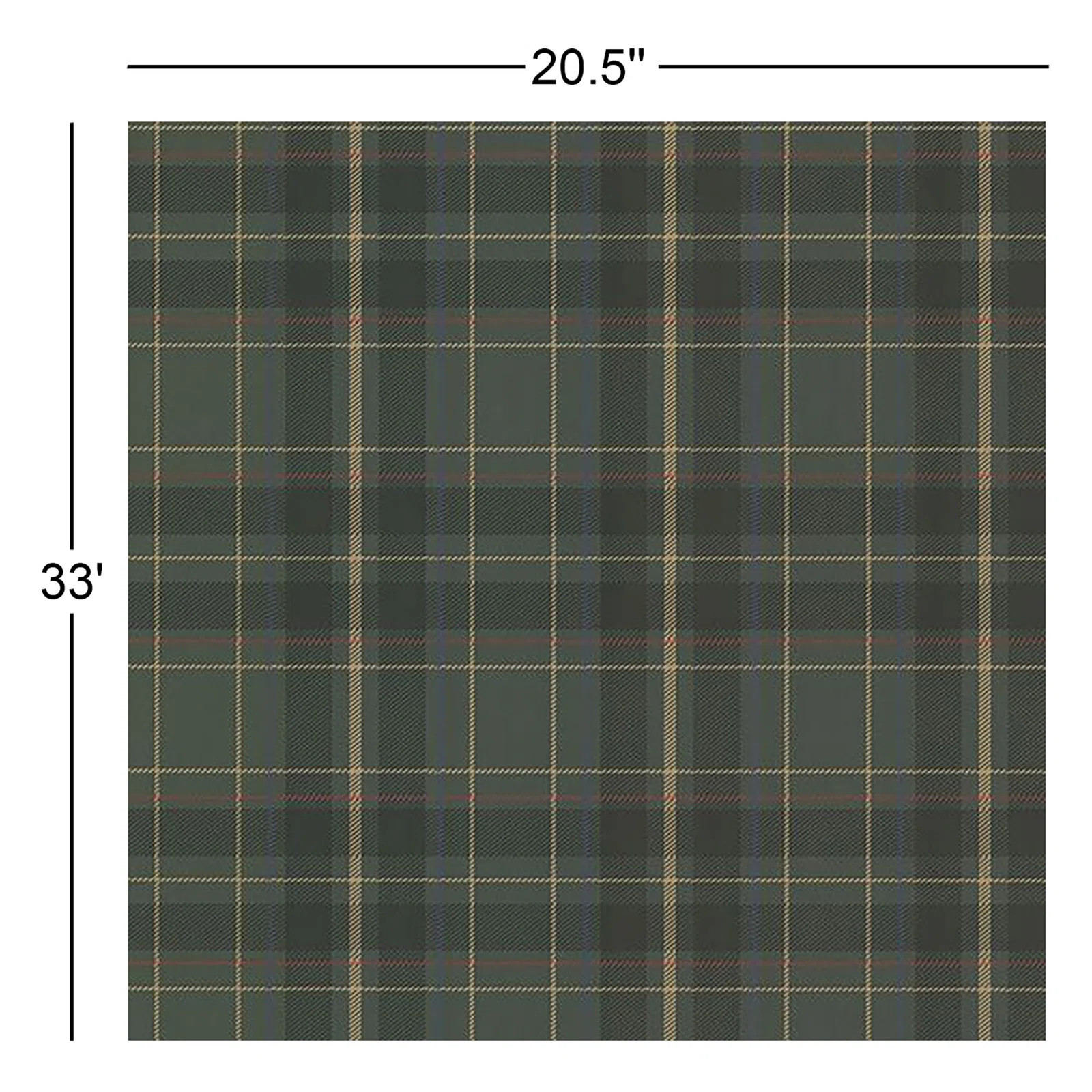 Candice Plaid Wallpaper | Birch Lane