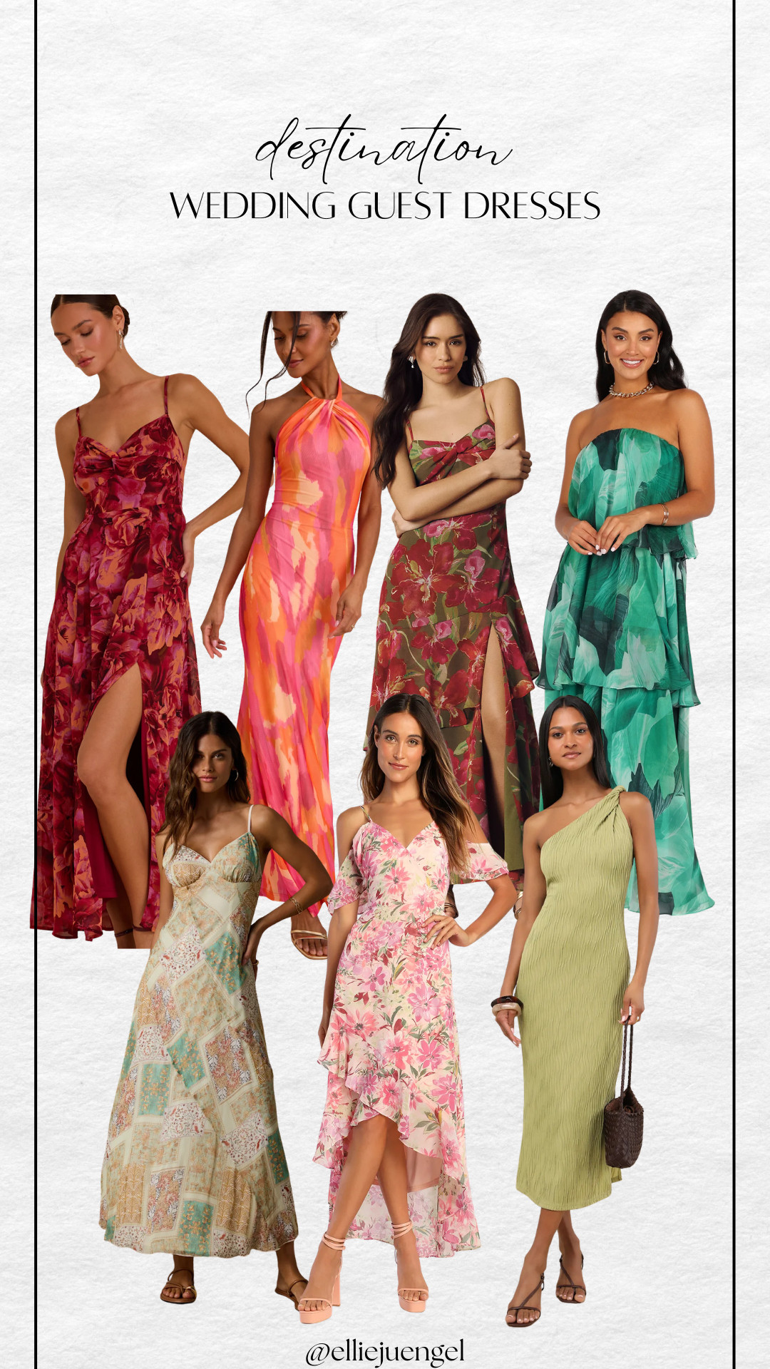 Wedding guest dresses for a destination wedding!  

 #LTKootd #LTKSeasonal #LTKWedding