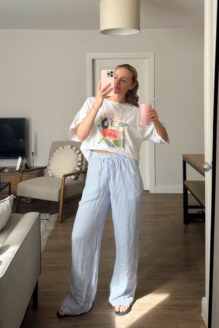 clothes that feel like pjs >> 
my top is old from Princess Polly, I’ve linked loads of similar style one so that are all in stock! 

#LTKeurope #LTKfindsunder50