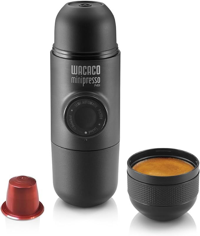Wacaco Minipresso NS, Portable Espresso Machine, Compatible Nespresso Original Capsules and Compa... | Amazon (US)