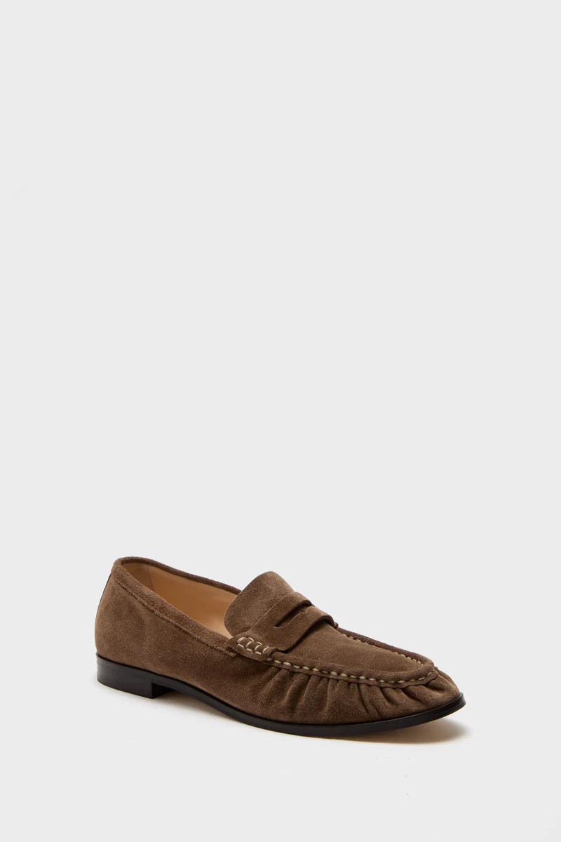 Mocha Suede Vivian Loafers | Tuckernuck (US)