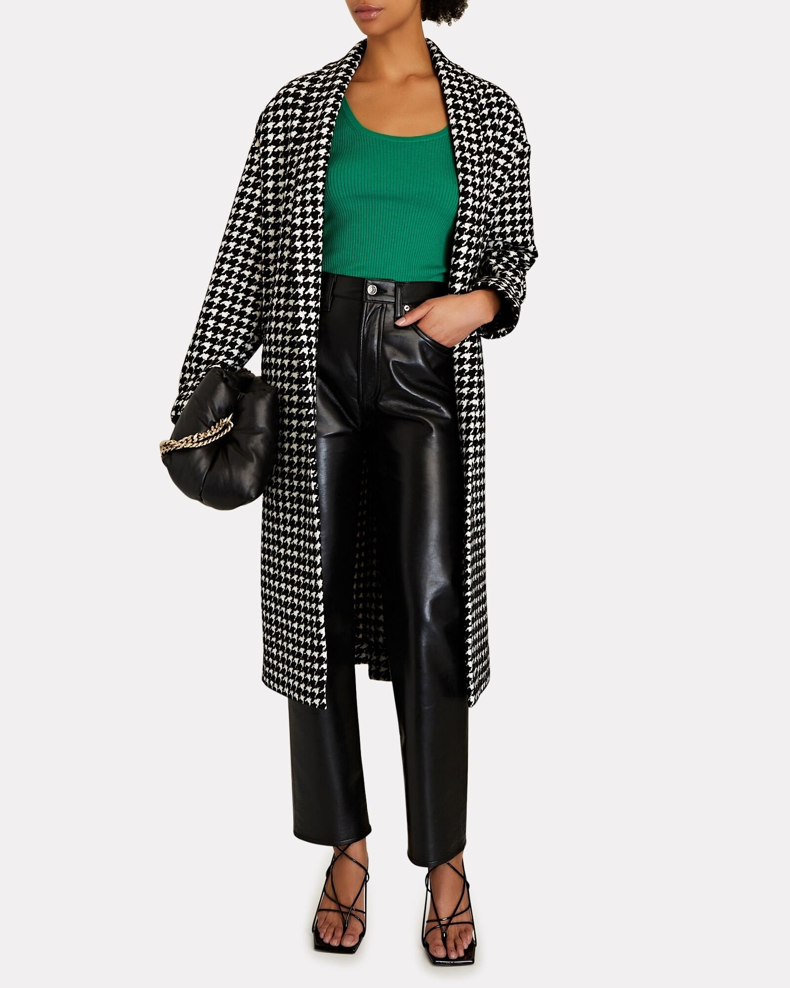 Kidman Wool Houndstooth Coat | INTERMIX