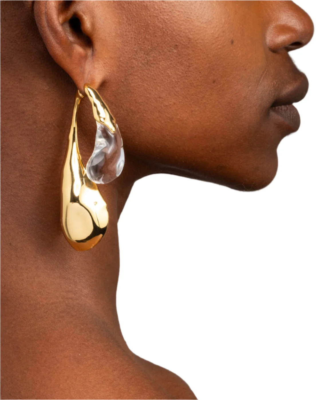 Liquid Lucite Front Back Scoop Earring | Alexis Bittar