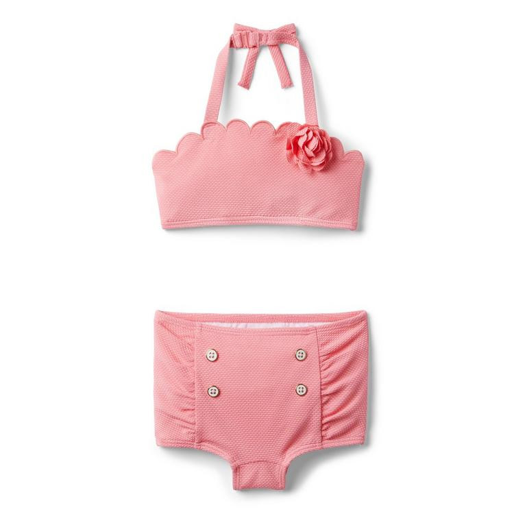Scalloped Halter 2-Piece Swimsuit | Janie and Jack