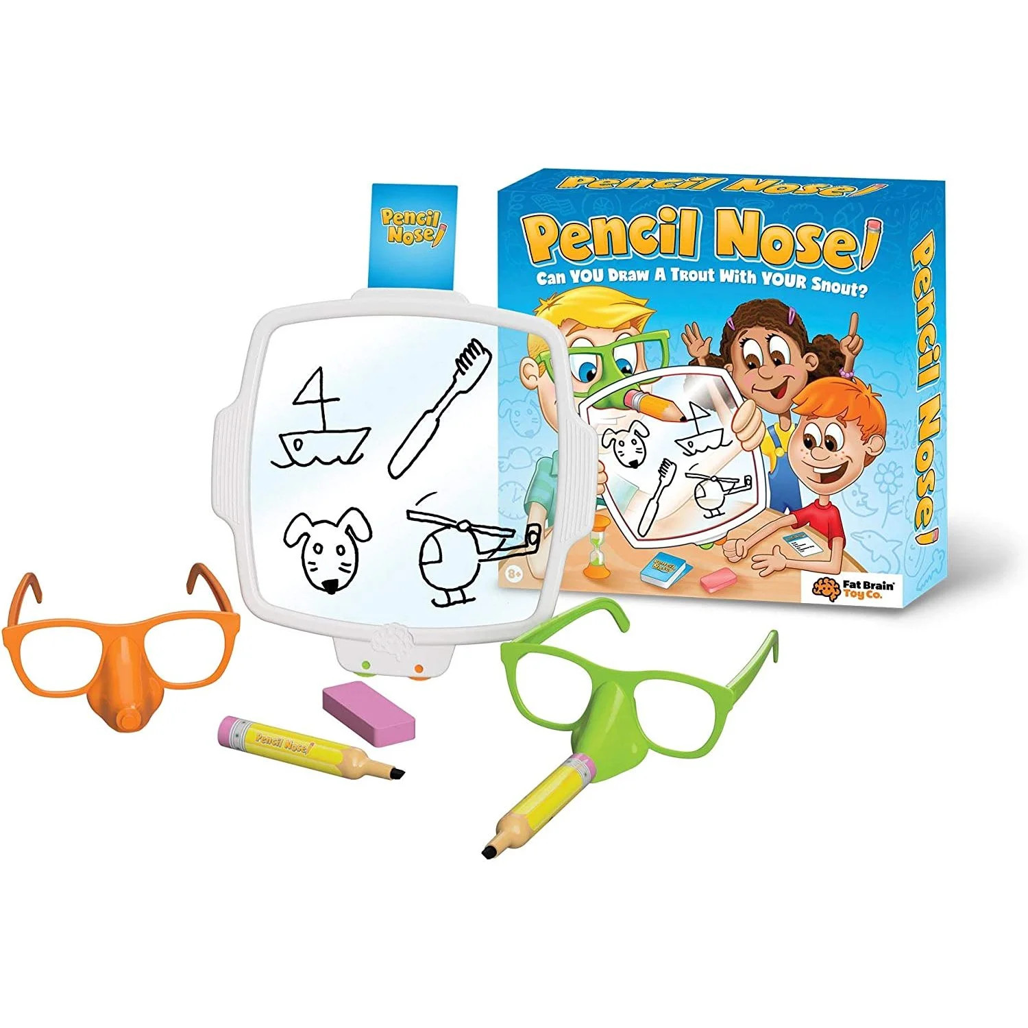 Pencil Nose, Multi, Party game of drawing pictures with your nose while your teammates guess what... | Walmart (US)