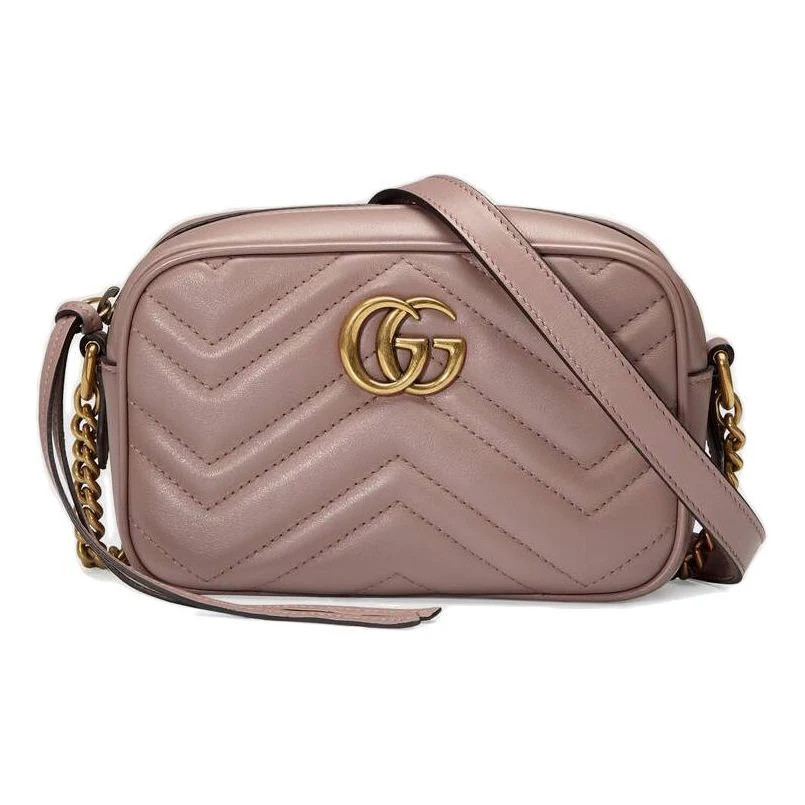 (WMNS) Gucci GG Marmont Matelasse Mini Bag 'Rose Antic' 448065-DTD1T-5729 | KICKS CREW