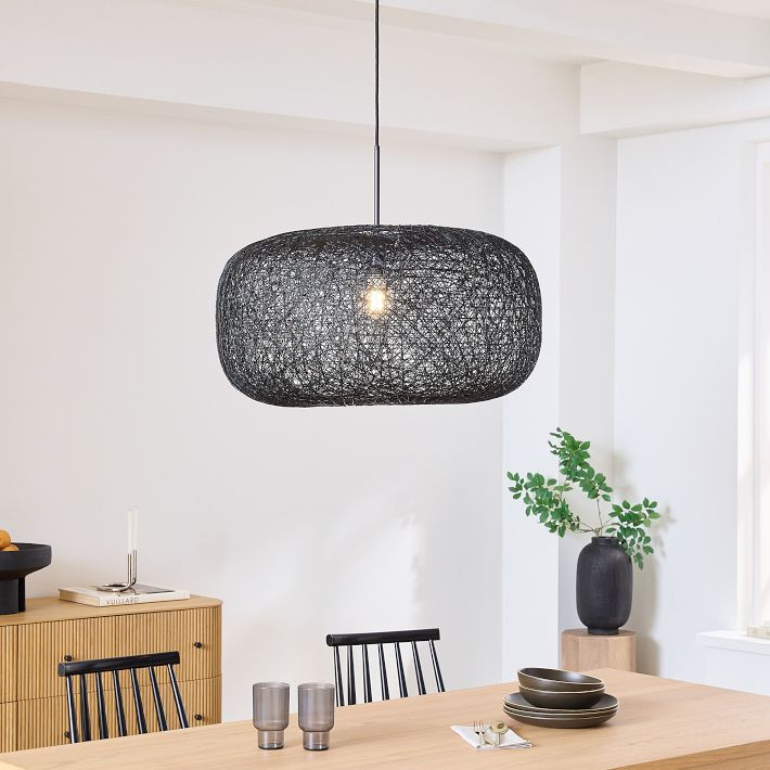 Open Weave Pendant (30") | West Elm (US)