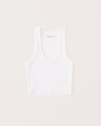 Essential Scoopneck Tank | Abercrombie & Fitch (US)