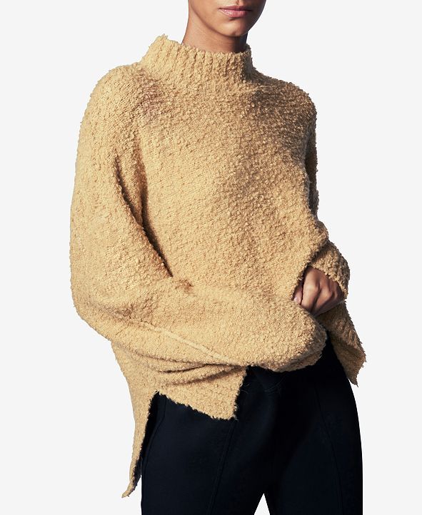 Oversized Mock-Neck Sweater | Macys (US)