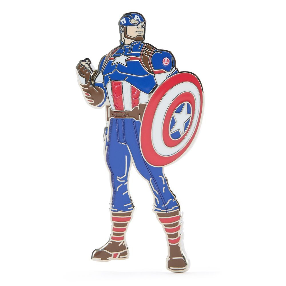 Captain America Pin \u2013 Marvel Comics | Disney Store | Disney Store