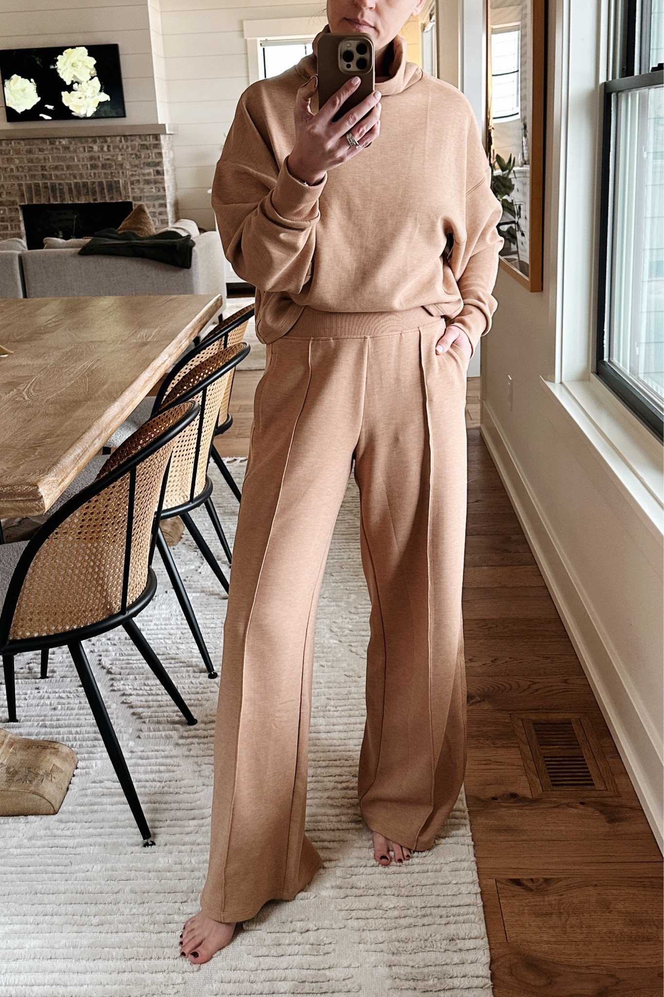 Bottoms size XS
Top size small 

#LTKStyleTip #LTKSeasonal #LTKOver40