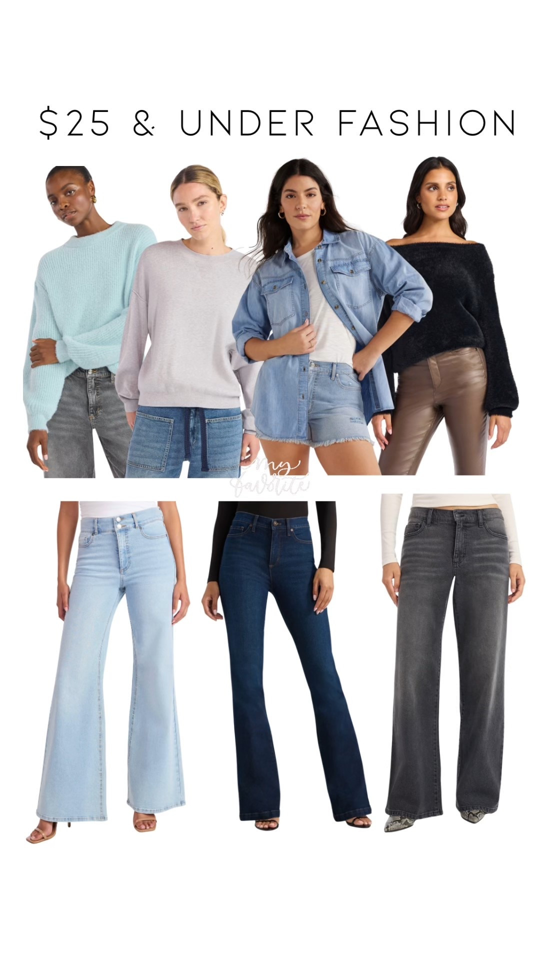 Some of my favorite fashion pieces are $25 and under right now! Walmart has so many cute jeans and tops right now!

#LTKOver40 #LTKMidsize #LTKSaleAlert