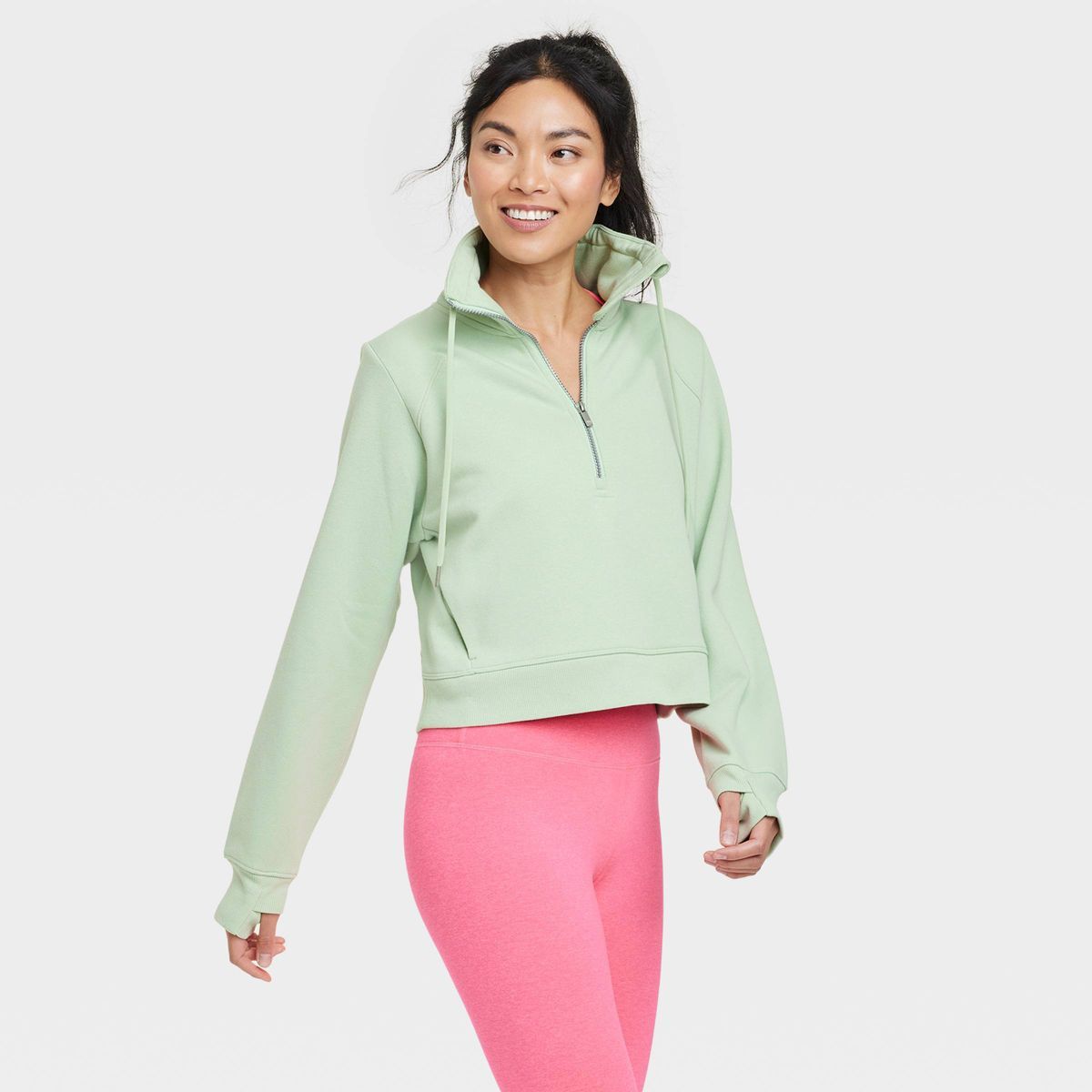 Women's Half Zip Fleece Pull Over - All in Motion™ | Target