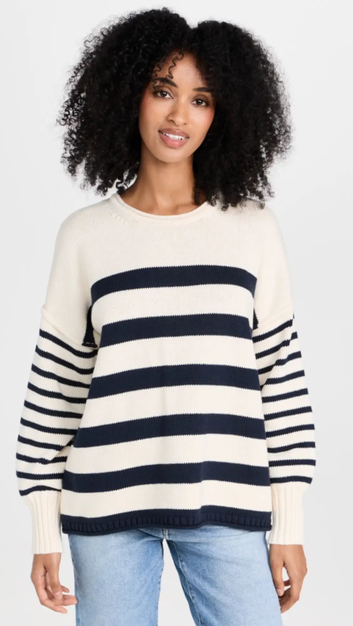 Madewell Conway Pullover Sweater in Mixed Stripe | Shopbop | Shopbop