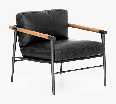 Russell Leather Armchair | Pottery Barn (US)